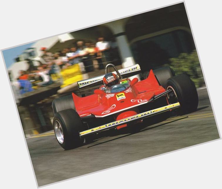 Happy Birthday to the Legen in Red, Gilles Villeneuve    