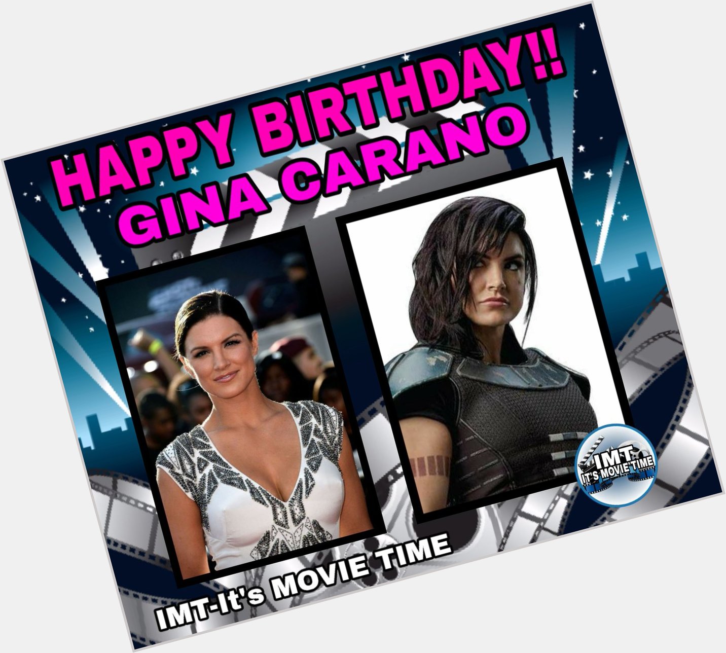 Happy Birthday to Gina Carano! She is celebrating 38 years. 