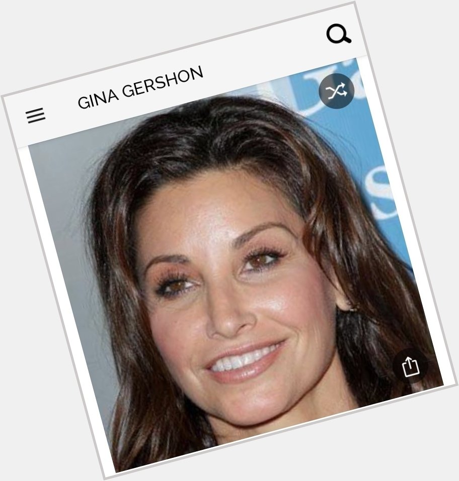 Happy birthday to this great actress.  Happy birthday to Gina Gershon 
