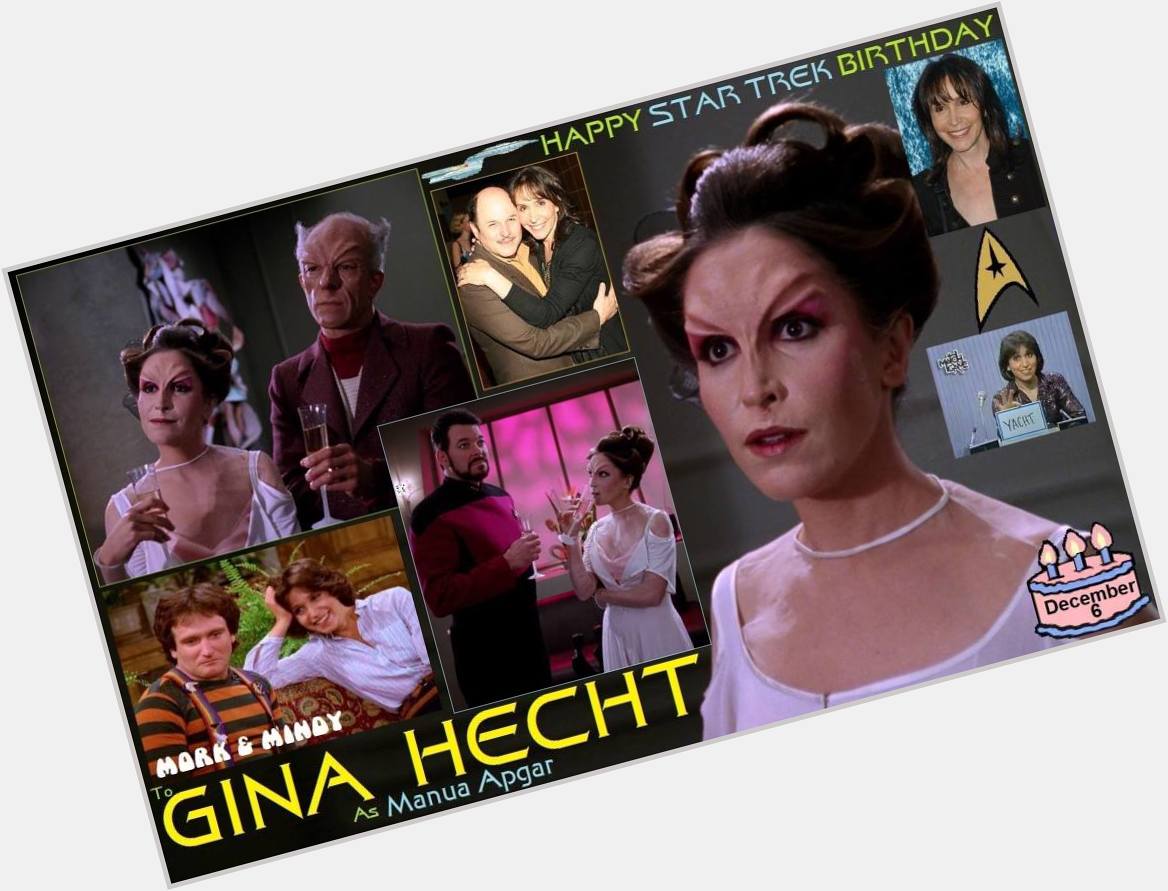 Happy birthday to Gina Hecht, born December 6, 1953.  