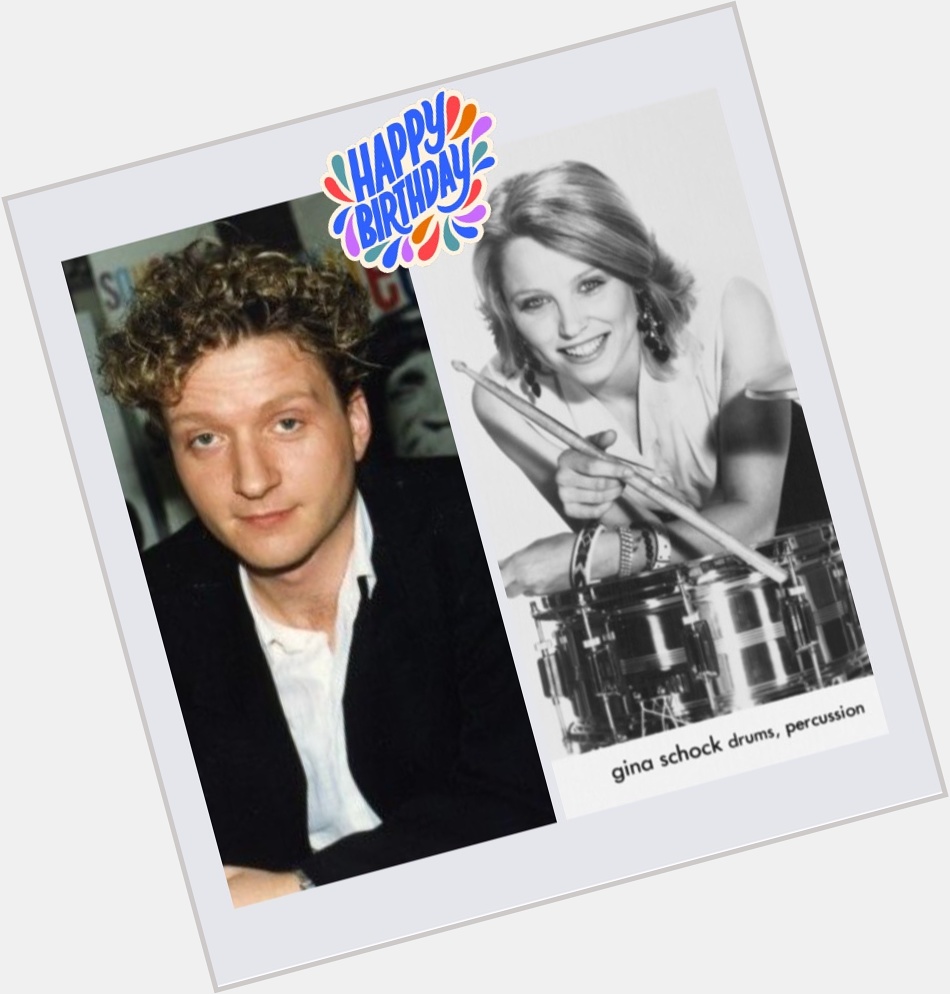 Happy Birthday to Glenn Tilbrook and Gina Schock both born on this day in 1957 