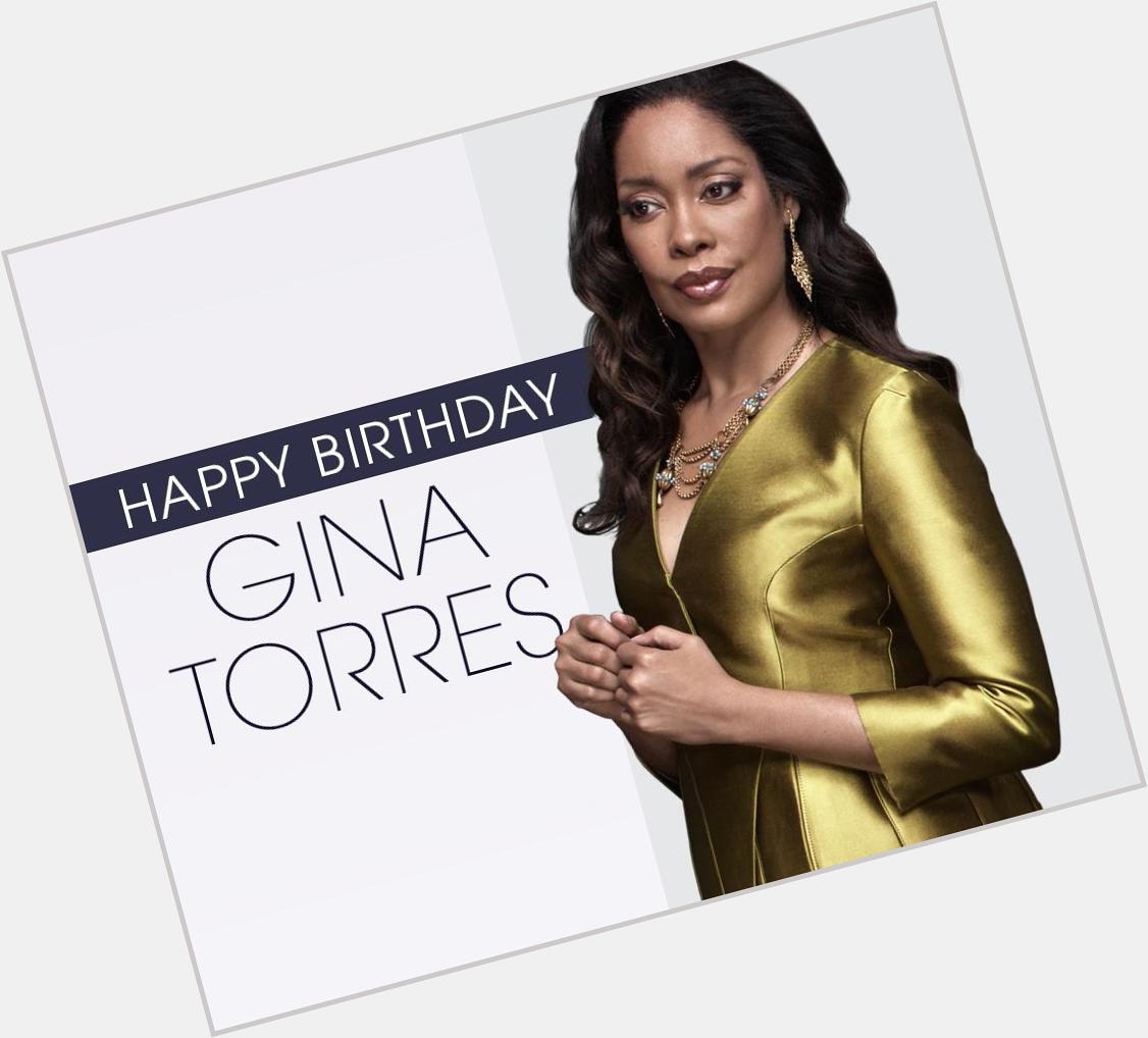 To wish Gina Torres a very Happy Birthday! 