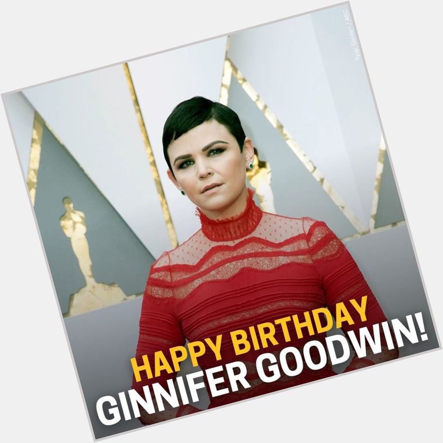 Happy 45th Birthday to actress Ginnifer Goodwin!! 