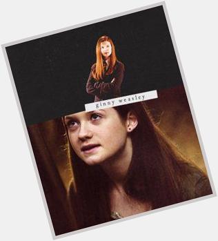 Happy birthday to the brave, smart, strong and beautiful ginger woman, Ginny Weasley! 