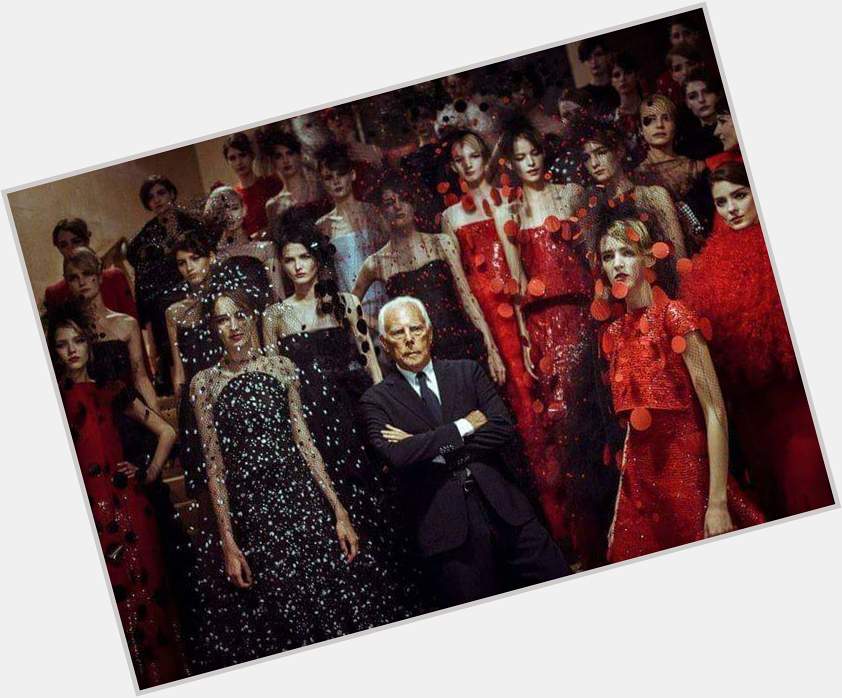   Happy Birthday to Legendary Fashion Designer Giorgio Nadie como este señor en la 
