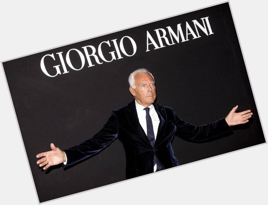 ¡Happy Birthday Giorgio Armani!   Eres el Must Have de nuestro closet 