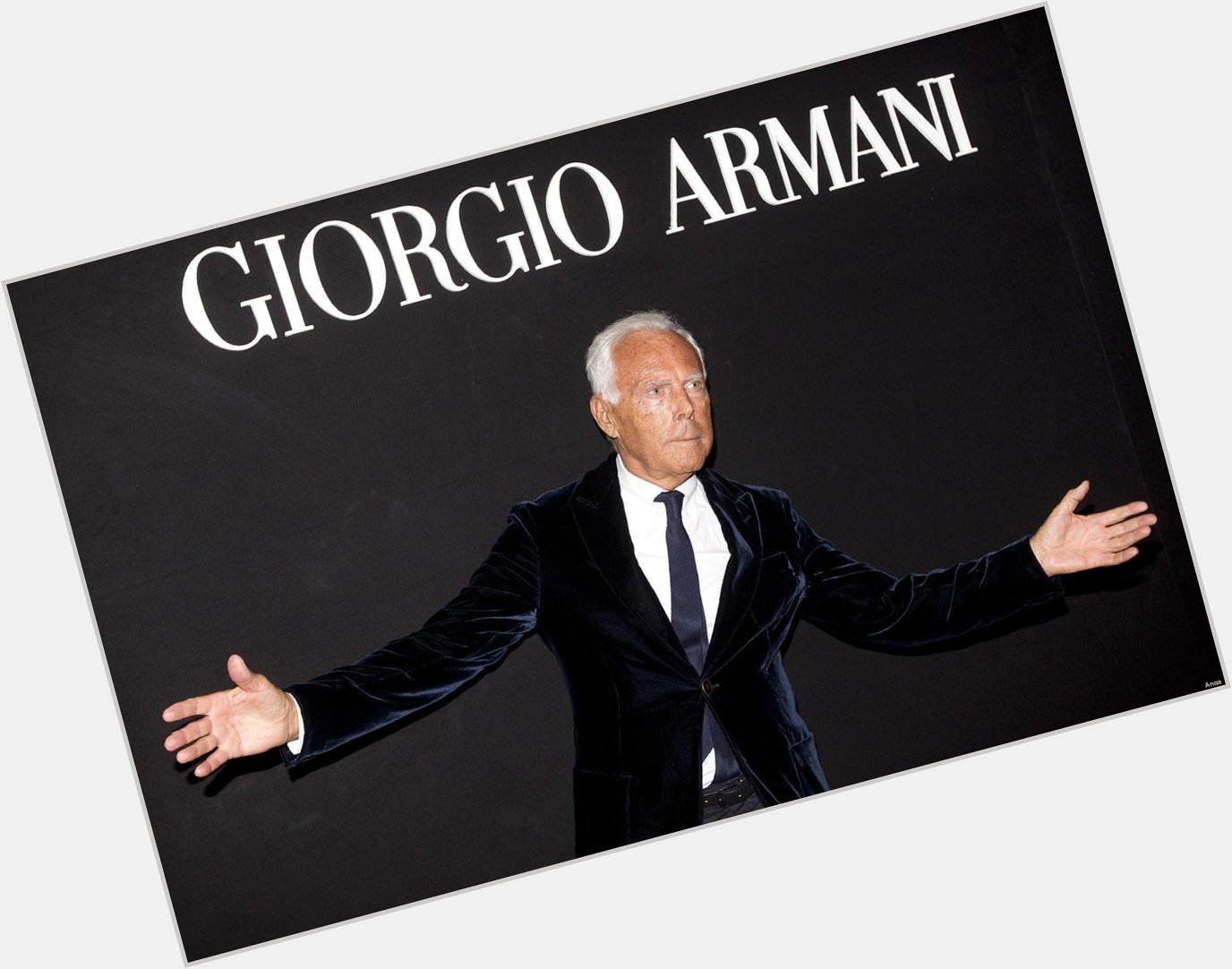 Happy birthday Giorgio Armani(born 11.7.1934)  