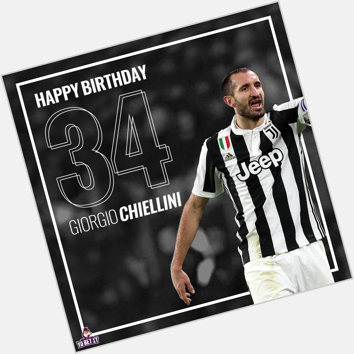  Happy birthday Giorgio Chiellini. Games: 472 Goals: 34 Trophies: 16  