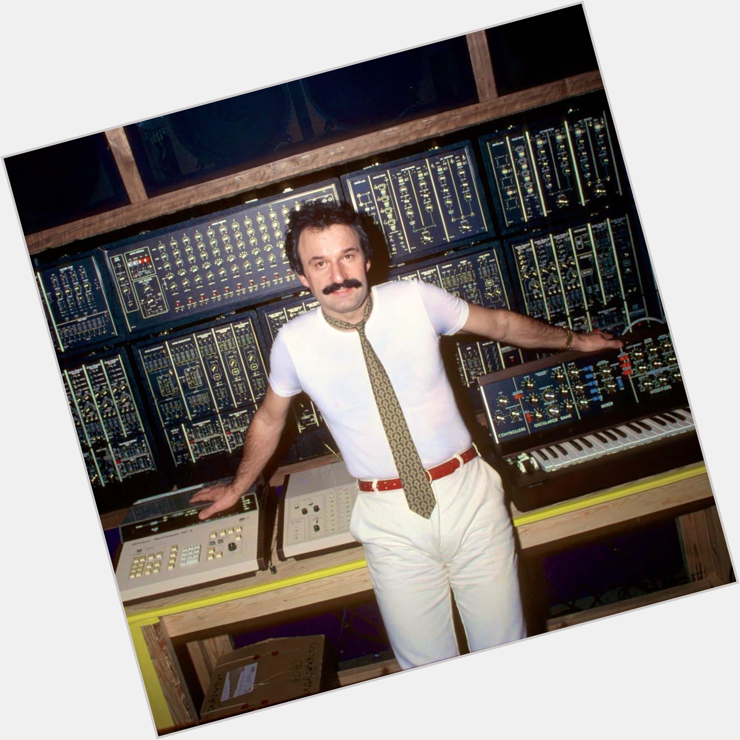 Happy 82nd birthday to the influential \"Father of Disco\" and pioneer of electronic dance music - Giorgio Moroder. 