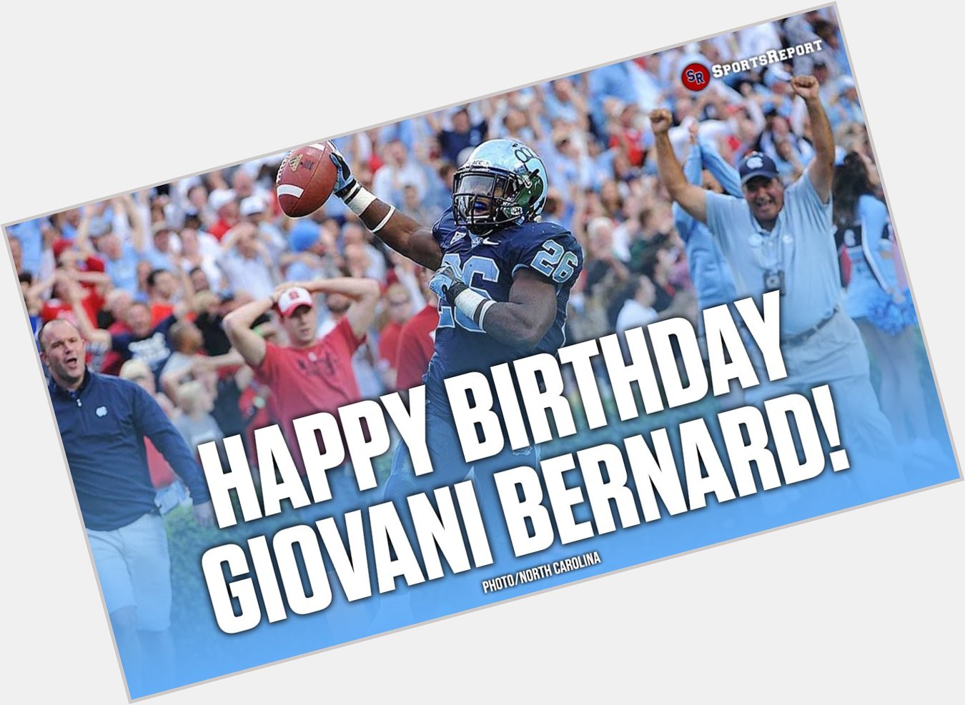  Fans, let\s wish Giovani Bernard a Happy Birthday! GO 