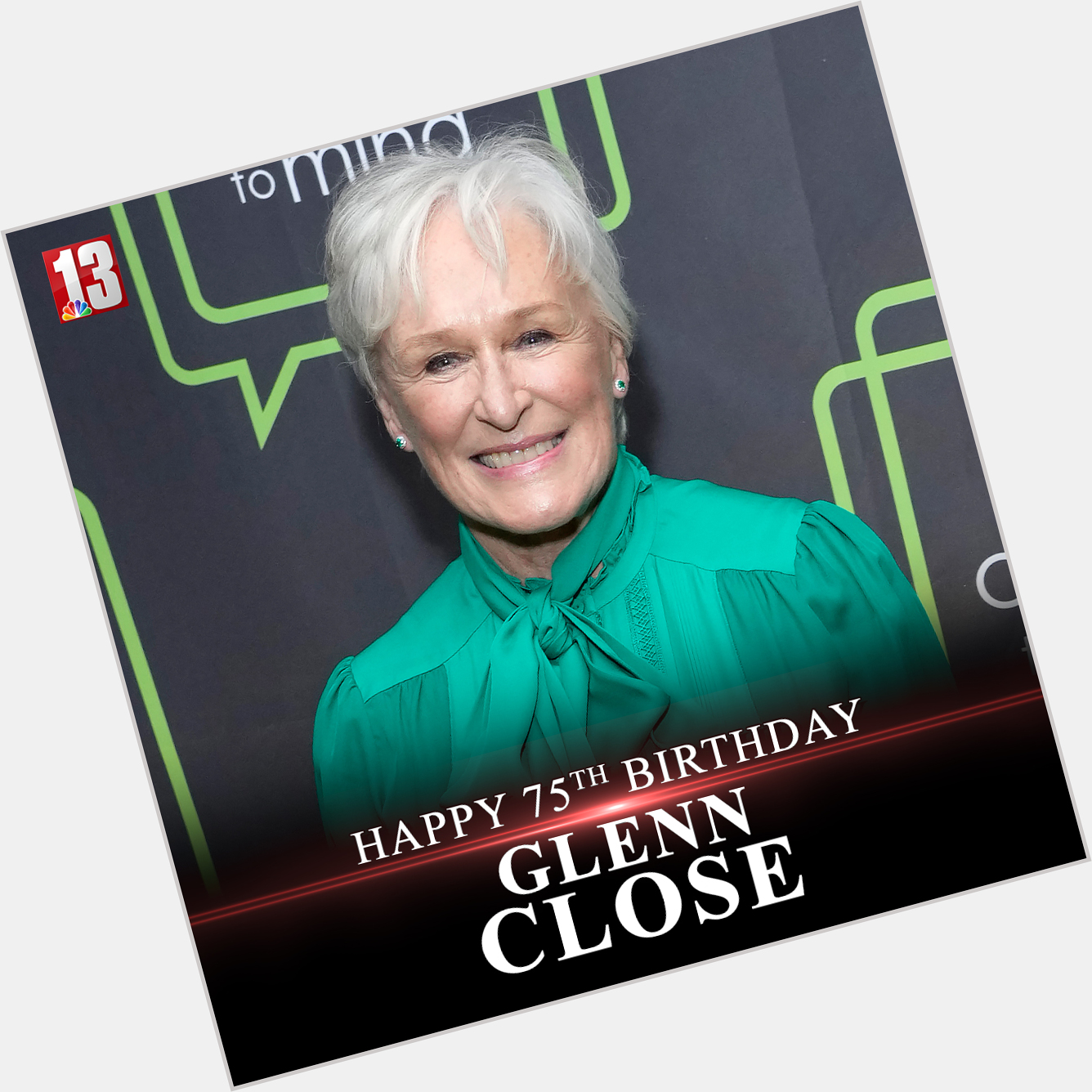   HAPPY BIRTHDAY! Glenn Close is 75 today! What\s your favorite role she\s had? 