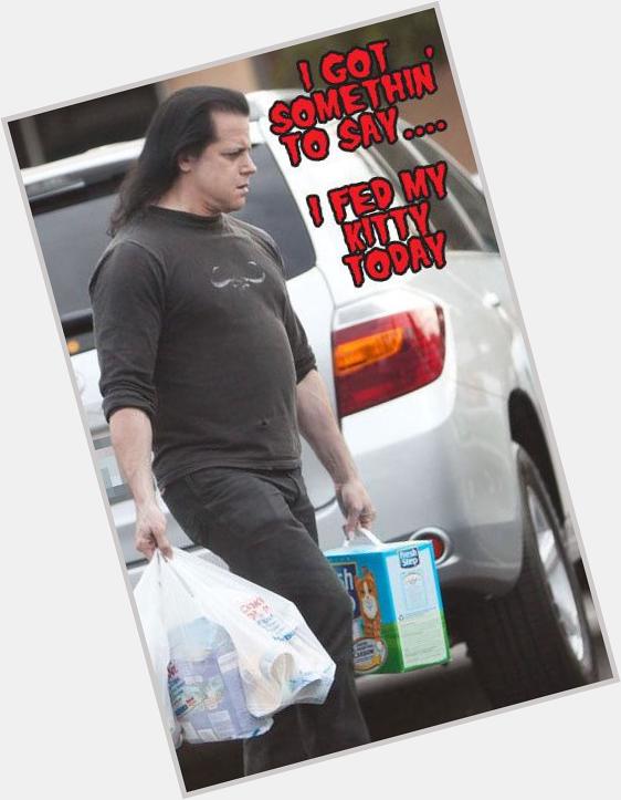 Glenn Danzig turned 60 today. Wow. Happy bday to Danzig. 