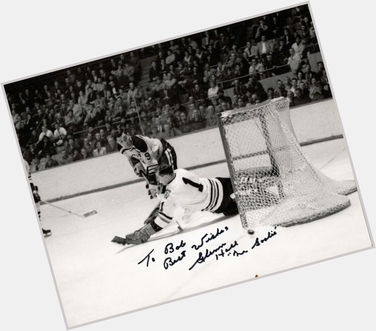 Happy 84th Birthday to the man who inspired me to get between the pipes, Glenn Hall! 