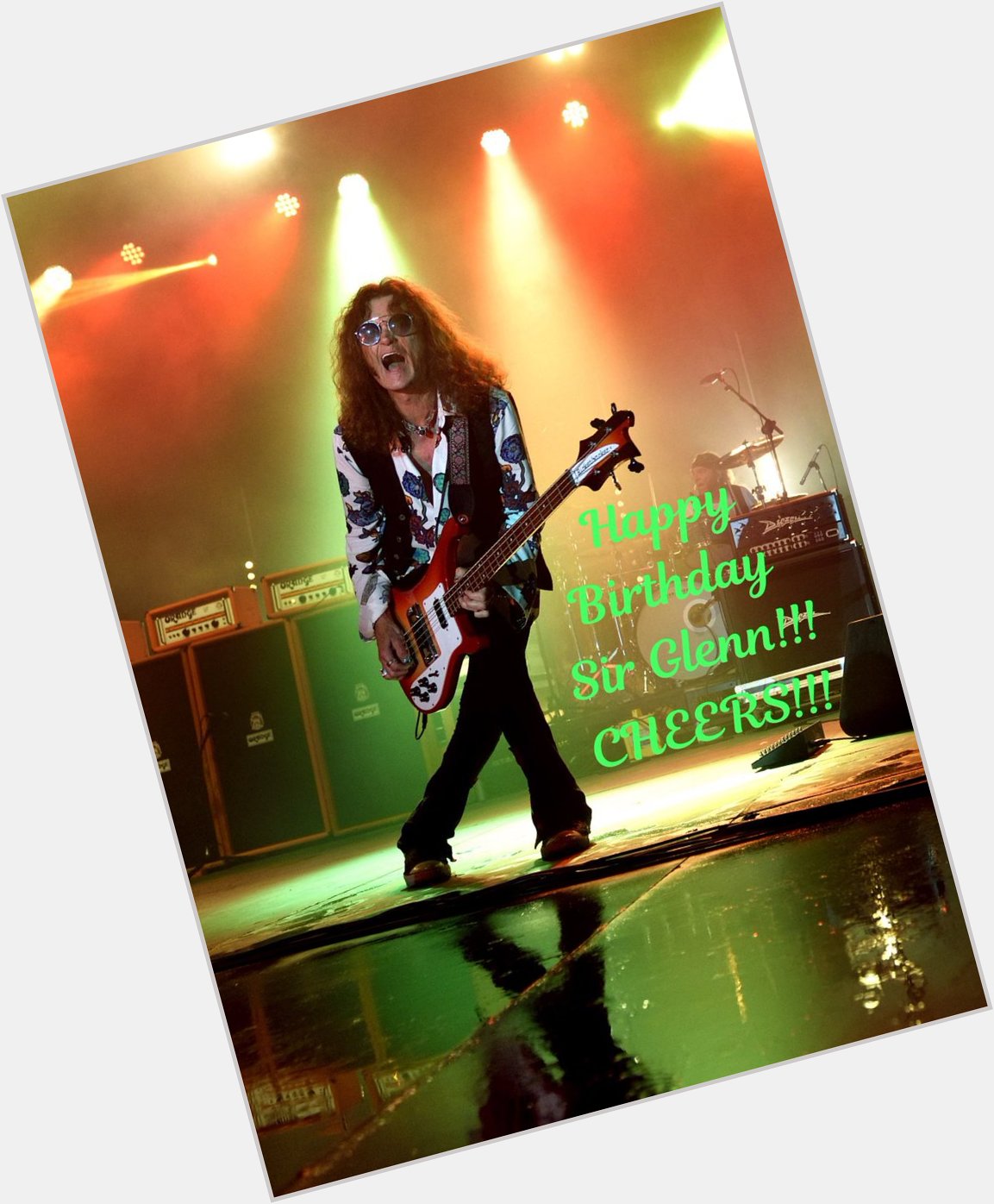A Very BIG Happy Birthday wish today to Sir Glenn Hughes!!!
CHEERS My Friend!!!
All The Best!!! 