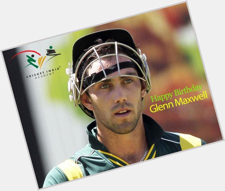 Join us to wish another birthday boy from Australia. Wish you a very Happy Birthday \"Glenn Maxwell\". 