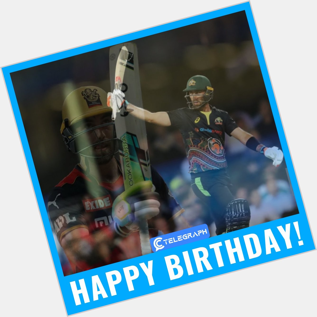 An ODI strike rate of 125.43, a T20I strike rate of 158.92 Happy birthday to Glenn Maxwell 