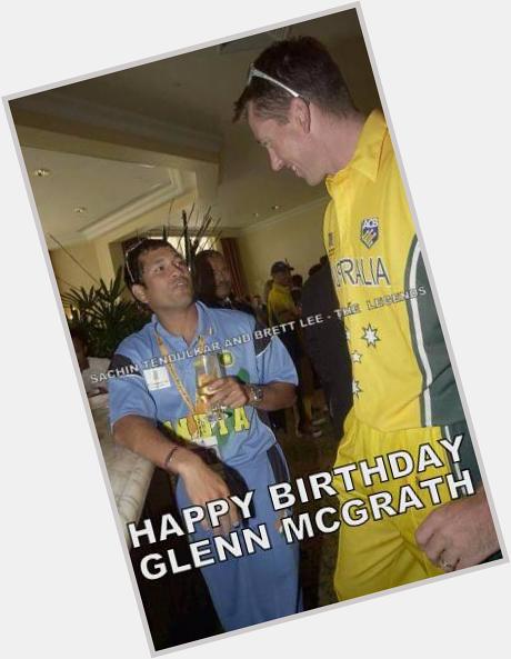 Happy Birthday Glenn McGrath :) 