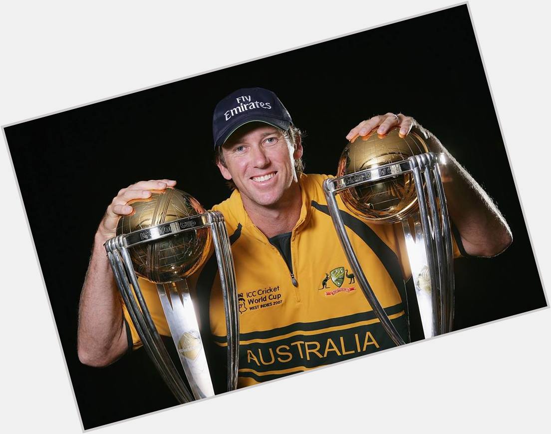Happy Birthday to the leading ICC Cricket World Cup wicket taker, Glenn McGrath 