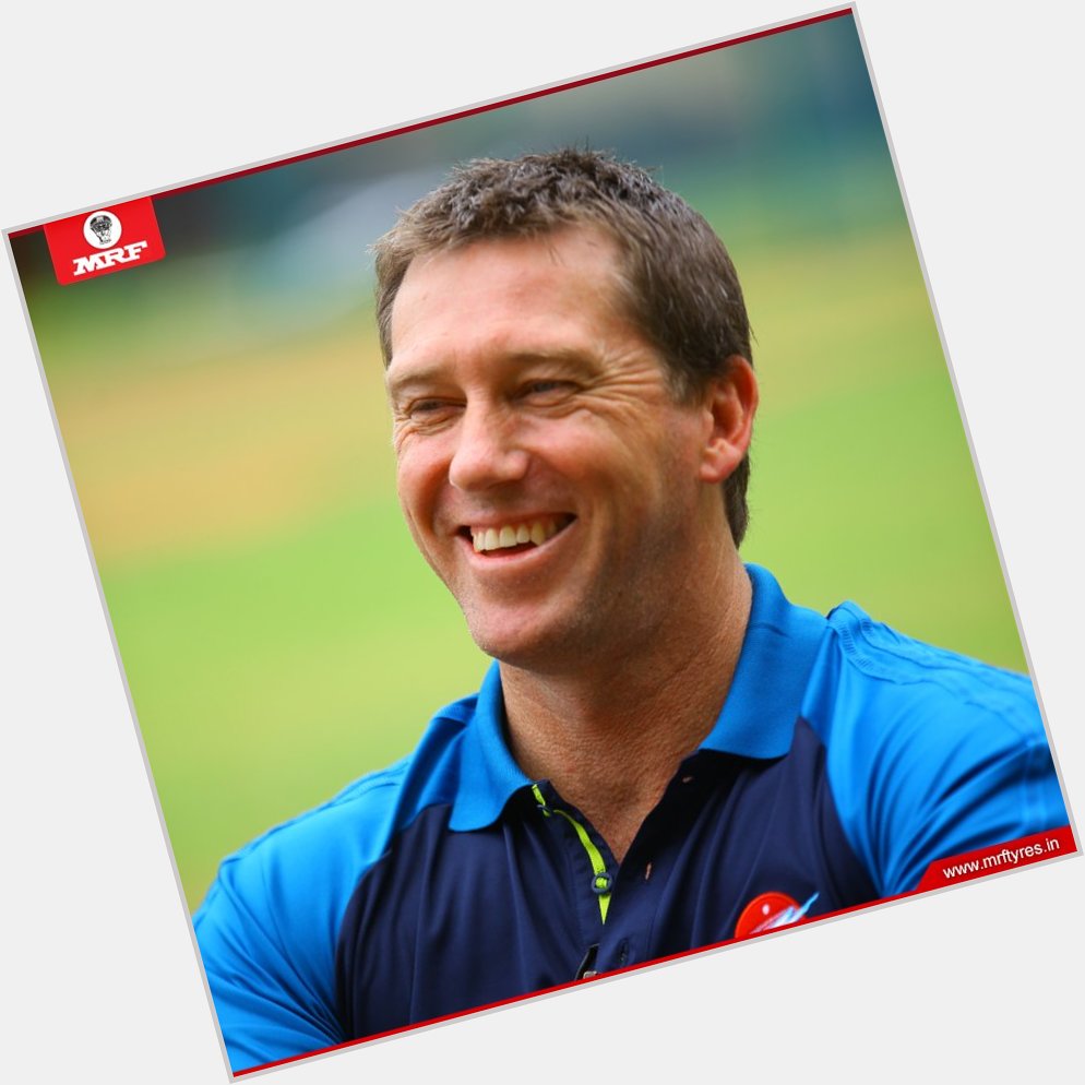 Happy birthday to pace bowling legend and Director of the MRF Pace Foundation, Glenn McGrath! 