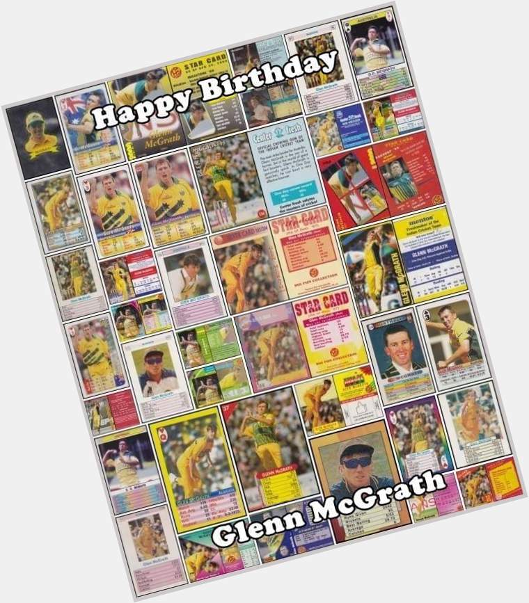 Happy Birthday Glenn McGrath  