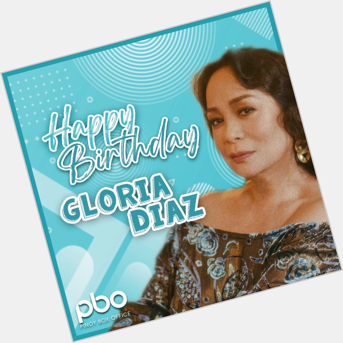 Happy Birthday, Ms. Gloria Diaz! May you prosper and shine everywhere you go! 