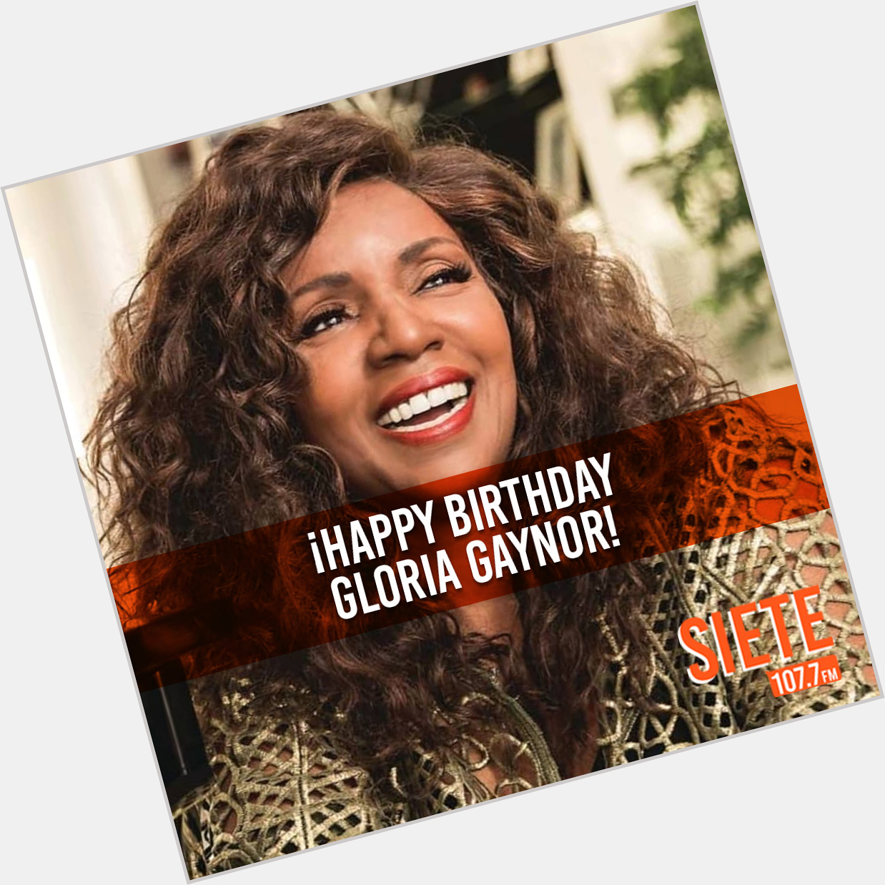 Cumple hoy 71 años la cantante de música disco y soul estadounidense Gloria Gaynor ¡Happy birthday!   
