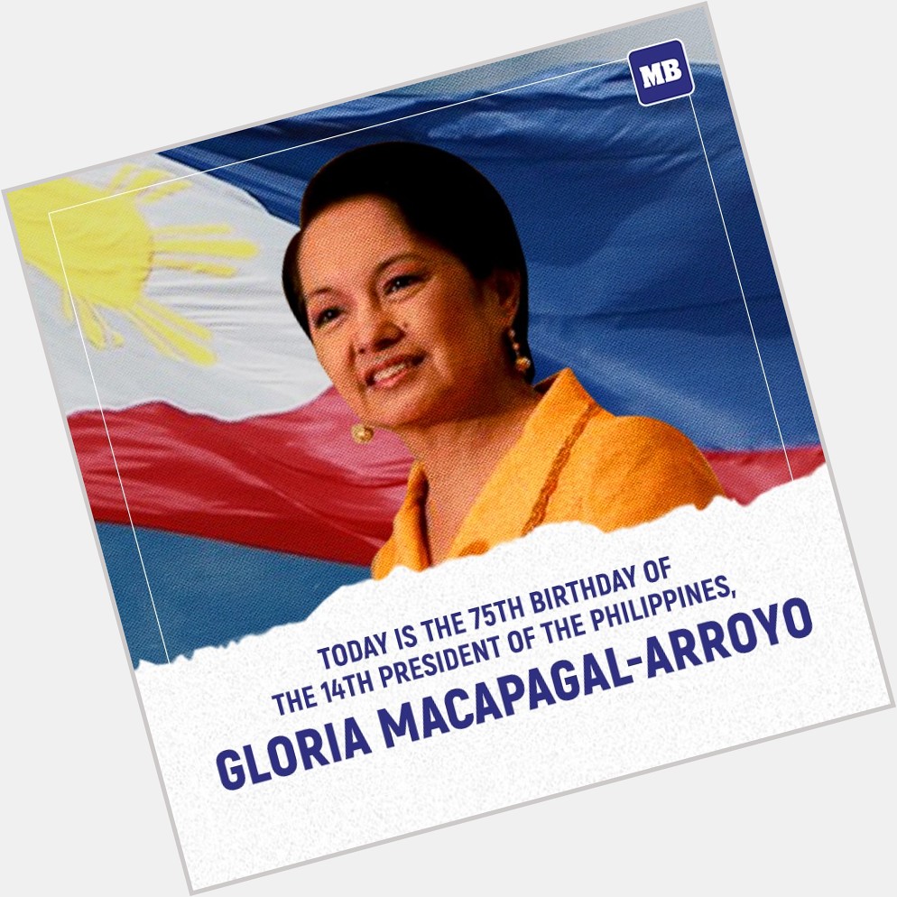 Former President Gloria Macapagal-Arroyo celebrates her 75th birthday today, April 5, 2022. Happy birthday PGMA! 