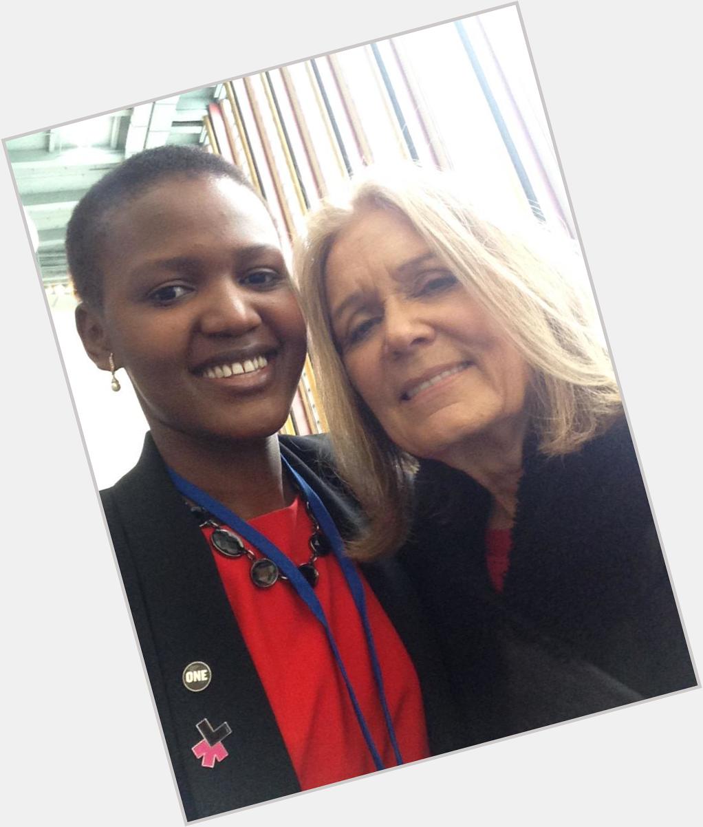 Happy birthday to one of the world\s greatest feminist, Ms. Gloria Steinem.Thank you for your service. 