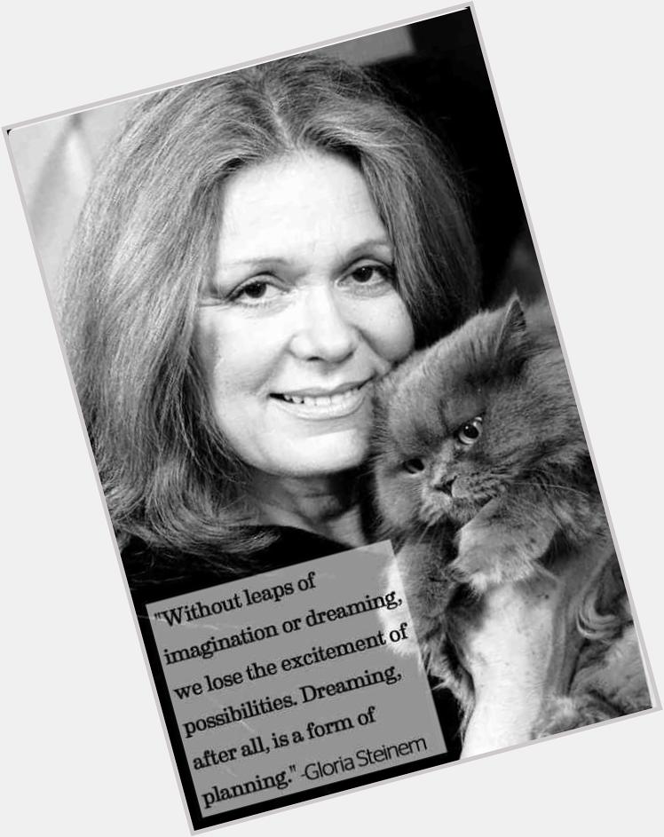 Happy Birthday to Safe Place\s Gloria Steinem! 
