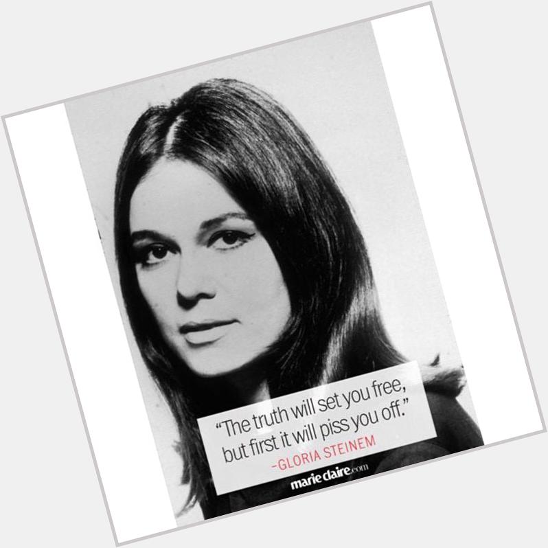 Thanks Anna Barari for this... Happy birthday to Gloria Steinem! What an   