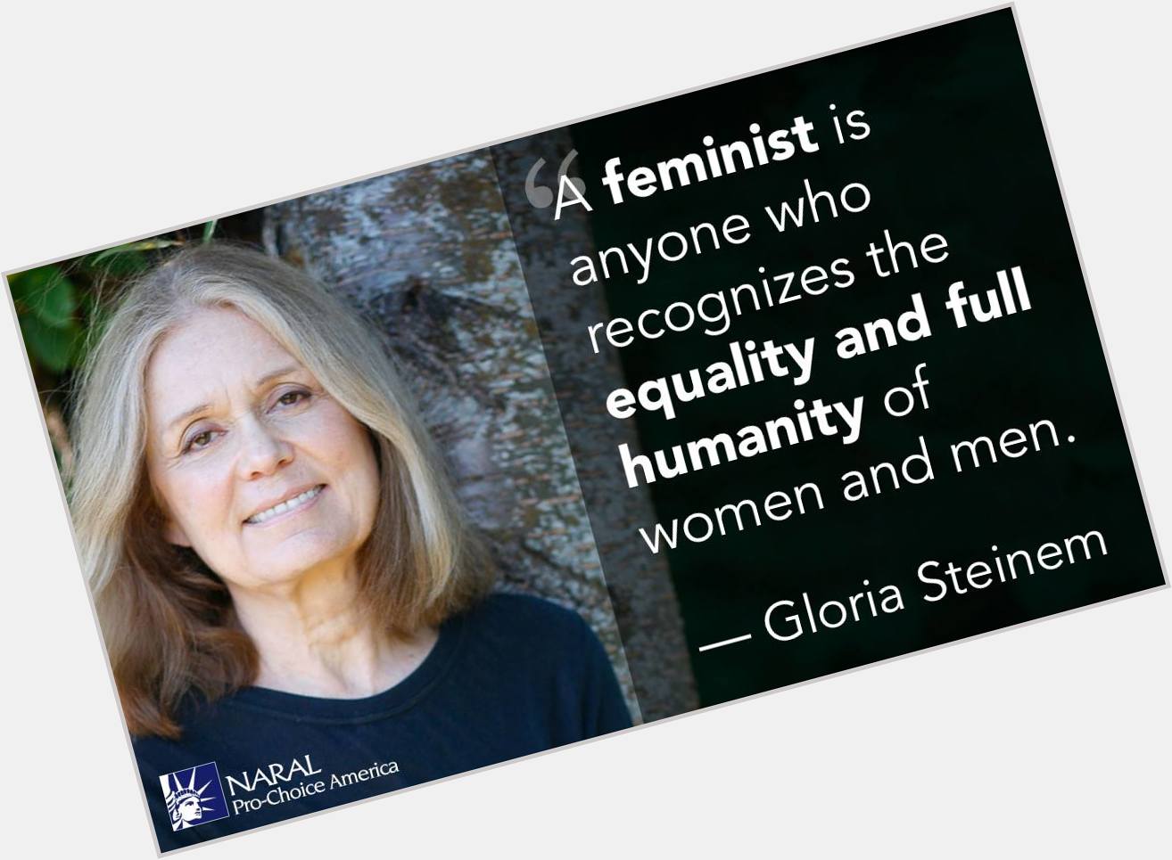 Happy (belated) Birthday, Gloria Steinem. 