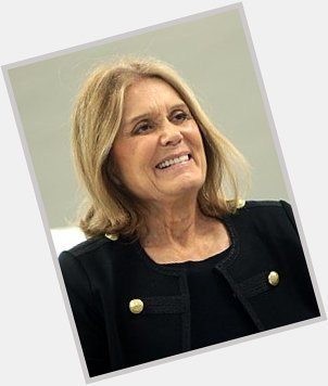 Happy 85th birthday to the amazing Gloria Steinem! 
