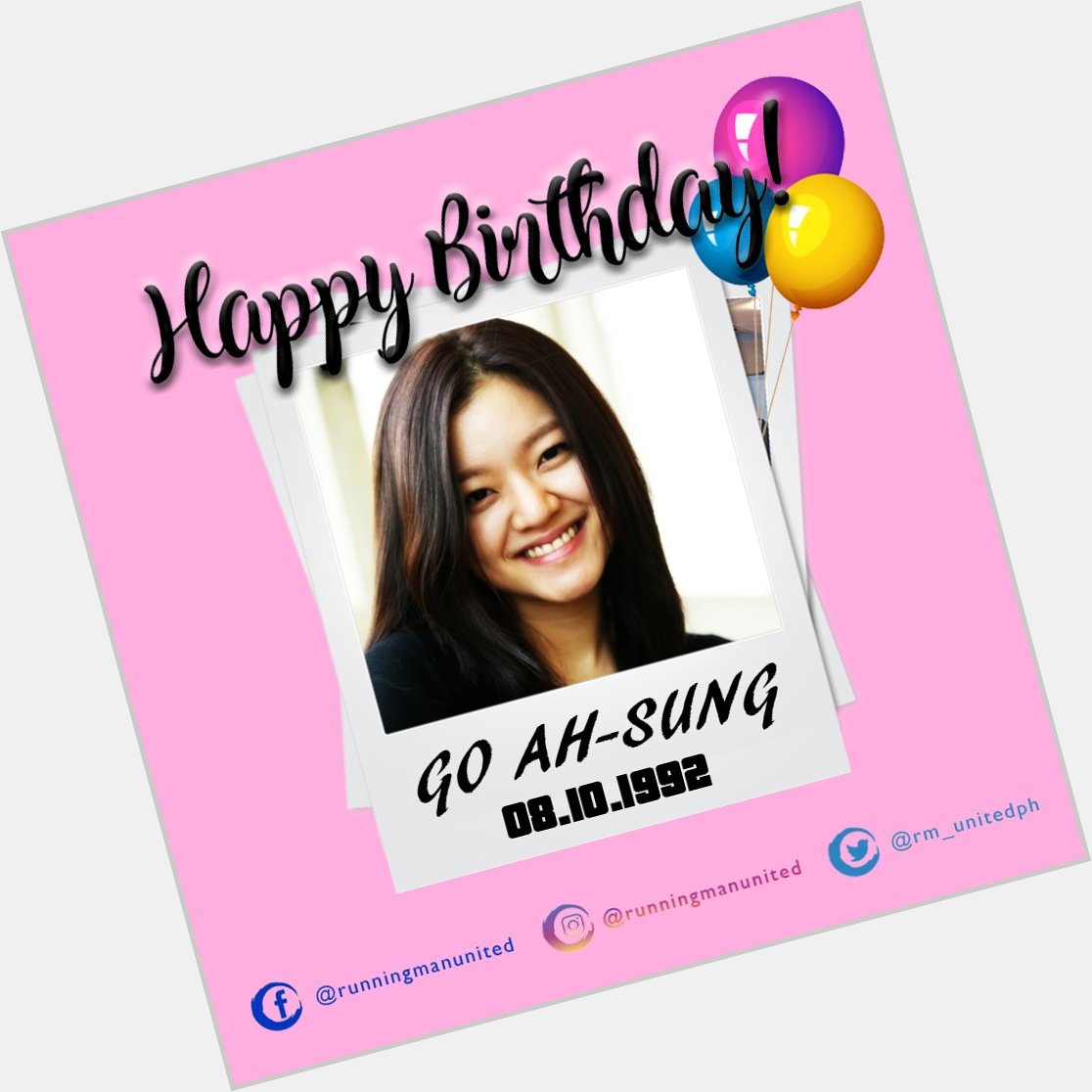 Happy Birthday Go Ah-sung! 