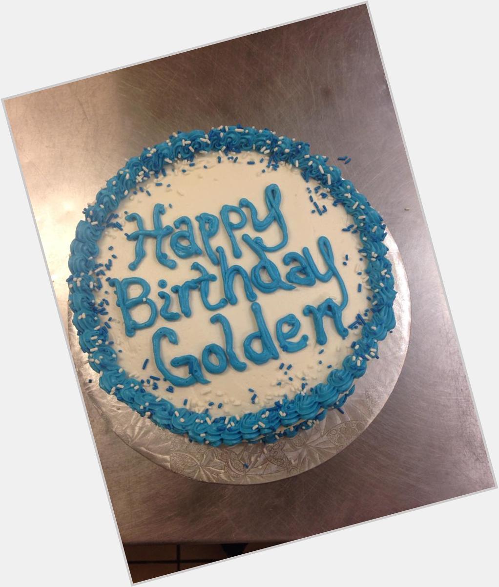 Did I tell you guys about that one time last week when I made a happy birthday cake at work for Golden Tate. 