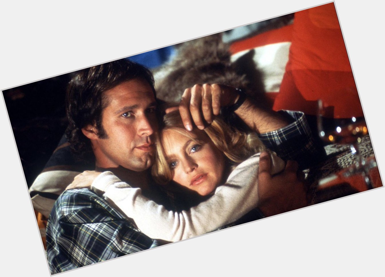Happy Birthday, Goldie Hawn!

Spotted here alongside Chevy Chase in 1978 s FOUL PLAY. 