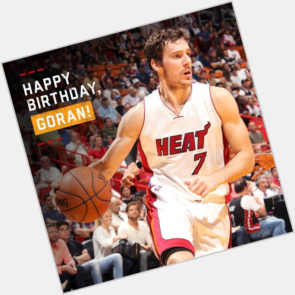 Happy birthday Goran     