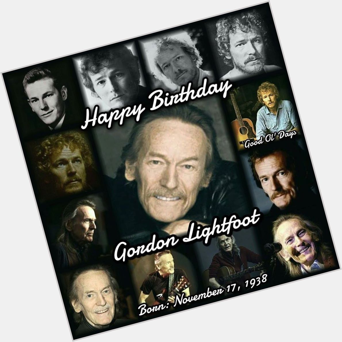 Happy Birthday Gordon Lightfoot ! 