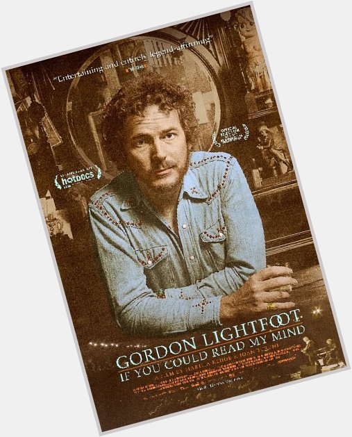 Happy Birthday to Gordon Lightfoot 