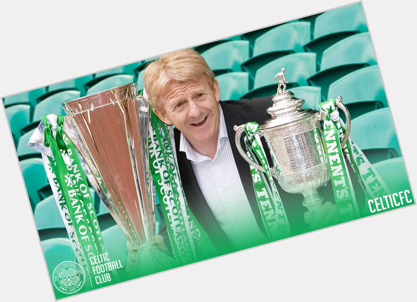  Happy 60th Birthday to former Hoops manager, Gordon Strachan! 