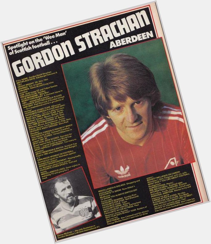 Happy 60th birthday to Gordon Strachan! 
Can YOU guess his favourite food? 