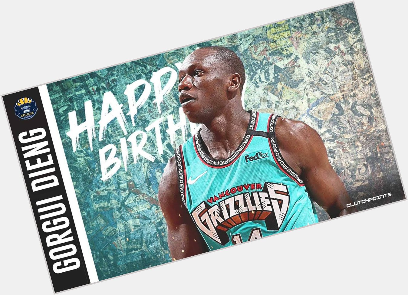Join Grizzlies Nation in wishing Gorgui Dieng a happy 31st birthday!  
