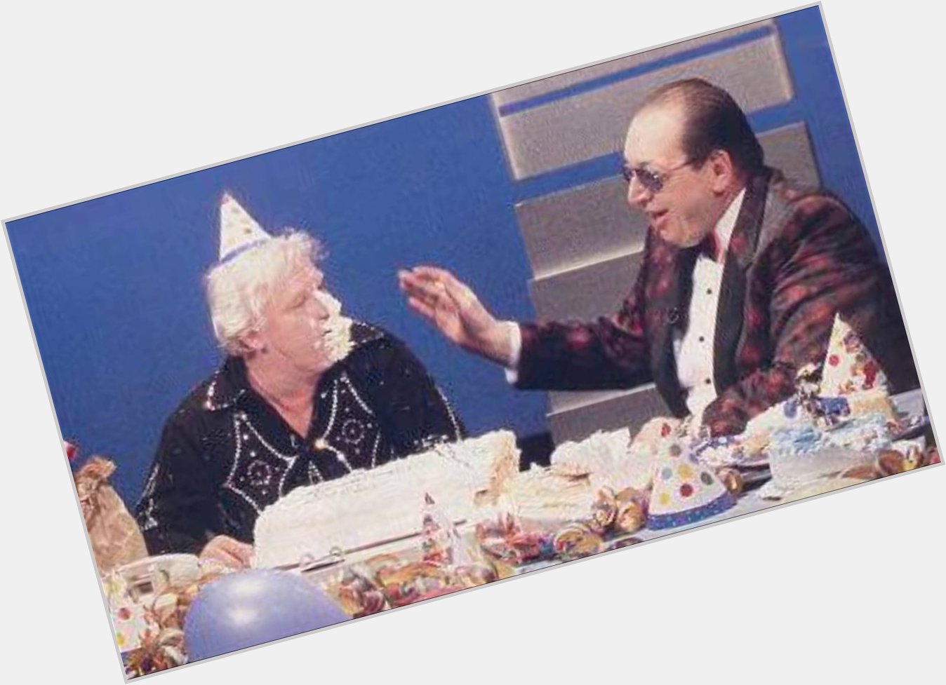 Happy Birthday Gorilla Monsoon, they re hanging from the rafters at the party in heaven right now! 