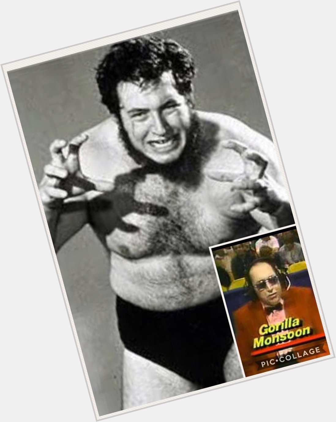 Happy birthday to Gorilla Monsoon. The only man good enough to call his own action.   