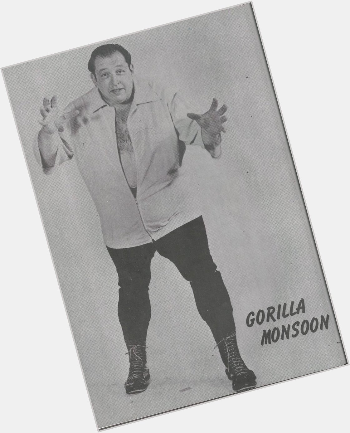  Happy heavenly birthday  Gorilla Monsoon !  You are deeply missed and loved . Rest in peace      