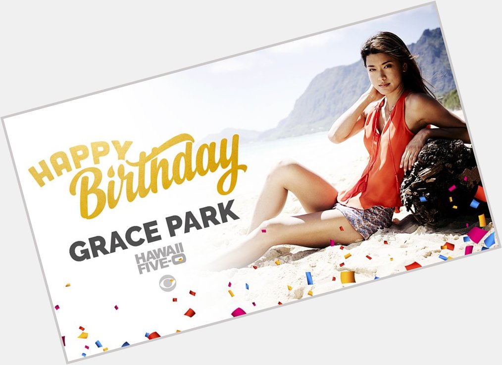 To wish Grace Park a very Happy Birthday! 