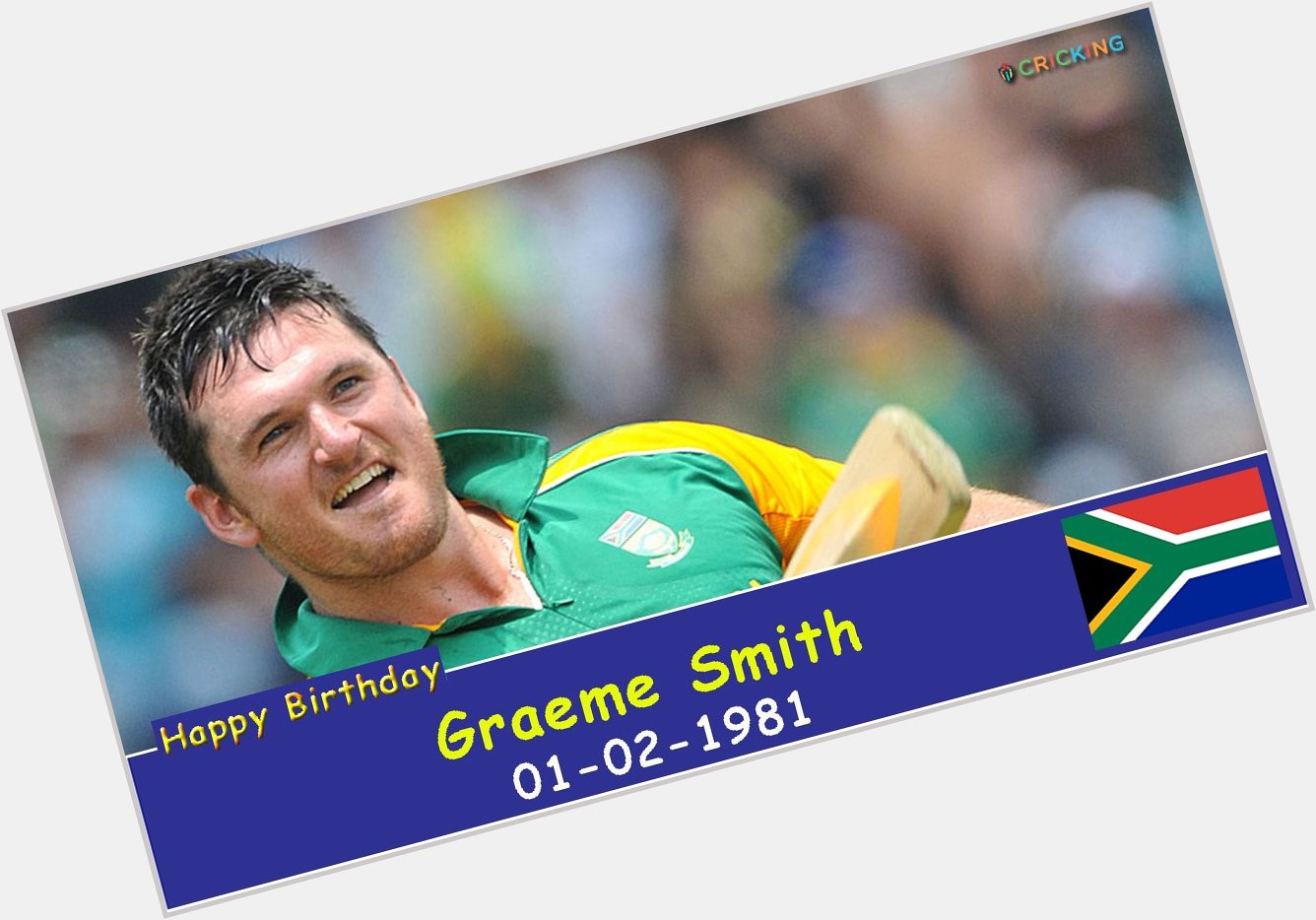 Happy Birthday Graeme Smith. The former South African cricketer turns 36 today. 
