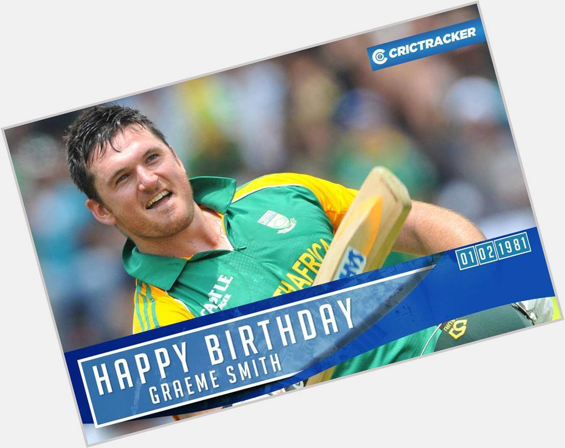 Wishing the former South African Test skipper Graeme Smith a very happy birthday. 