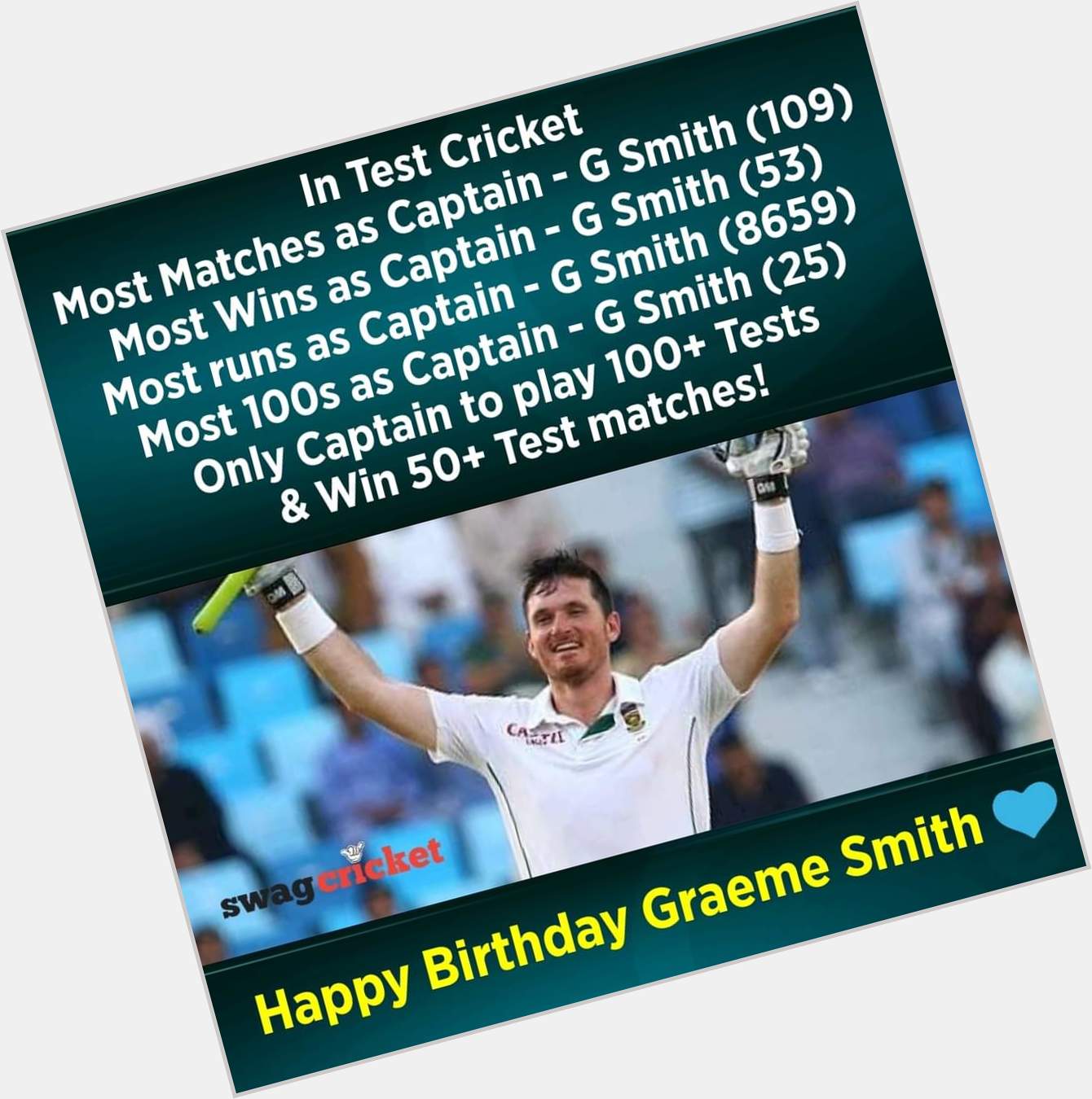 Happy Birthday Graeme Smith. 