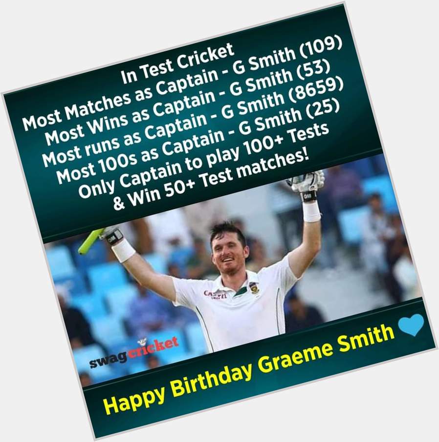 Happy Birthday Graeme Smith     