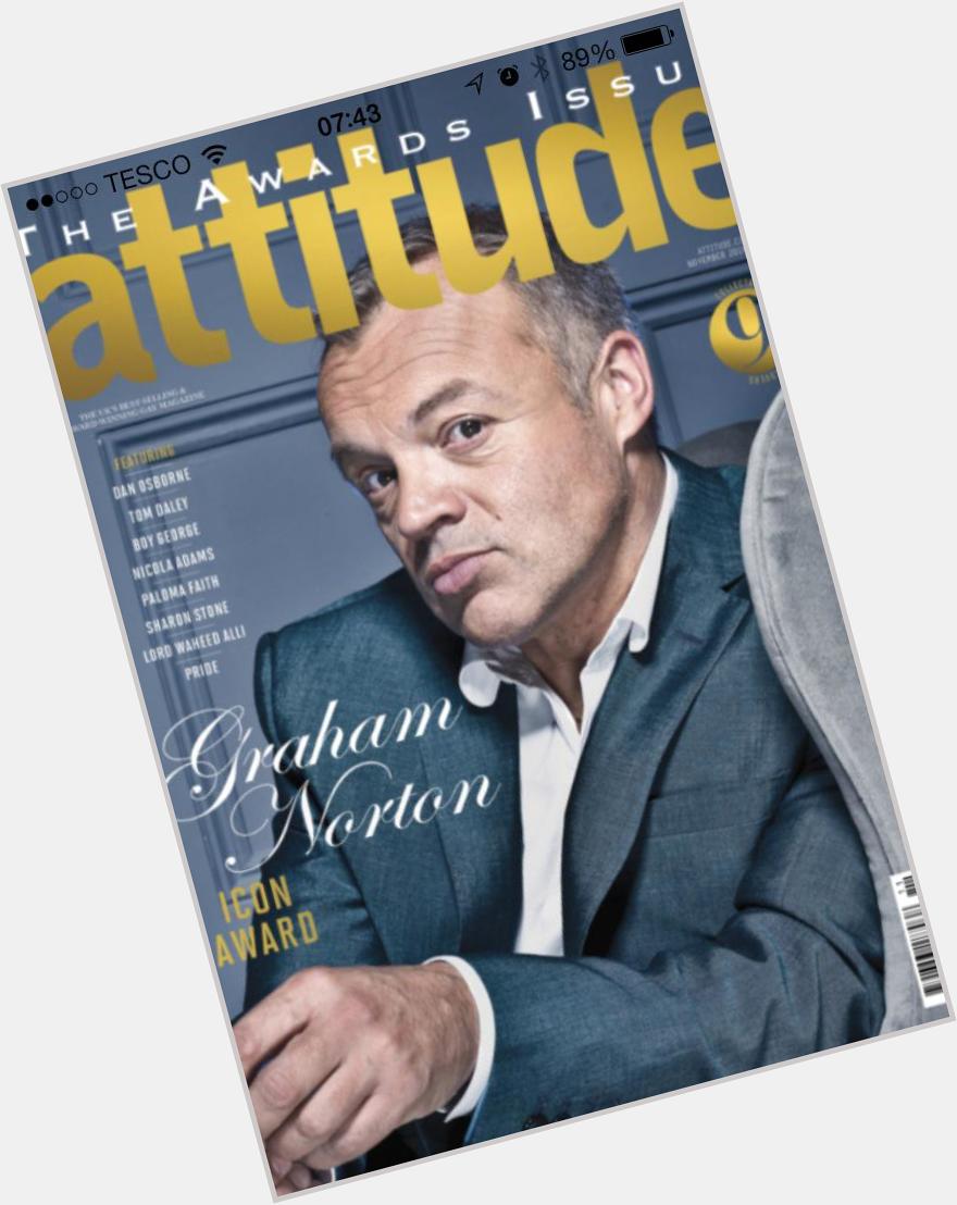 A big happy 52nd birthday to our friend and ICON award winner Graham Norton 